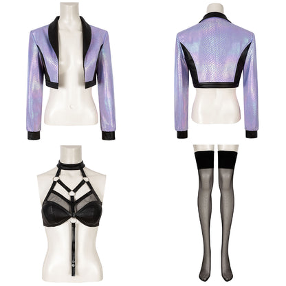 League Of Legends LOL 2020 S10 K/DA KDA All Out Evelynn Cosplay Costume