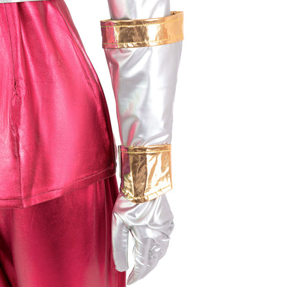 Power Rangers Dino Fury Pink Ranger Cosplay Costume