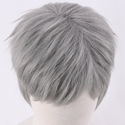 Persona 3 Reload P3R Akihiko Sanada Silver Cosplay Wig