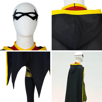 Batman and Sm: Battle of the Super Sons Damian Wayne Cosplay Costume