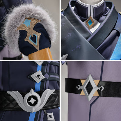 Genshin Impact Aether Snezhnaya Outfit Cosplay Costume