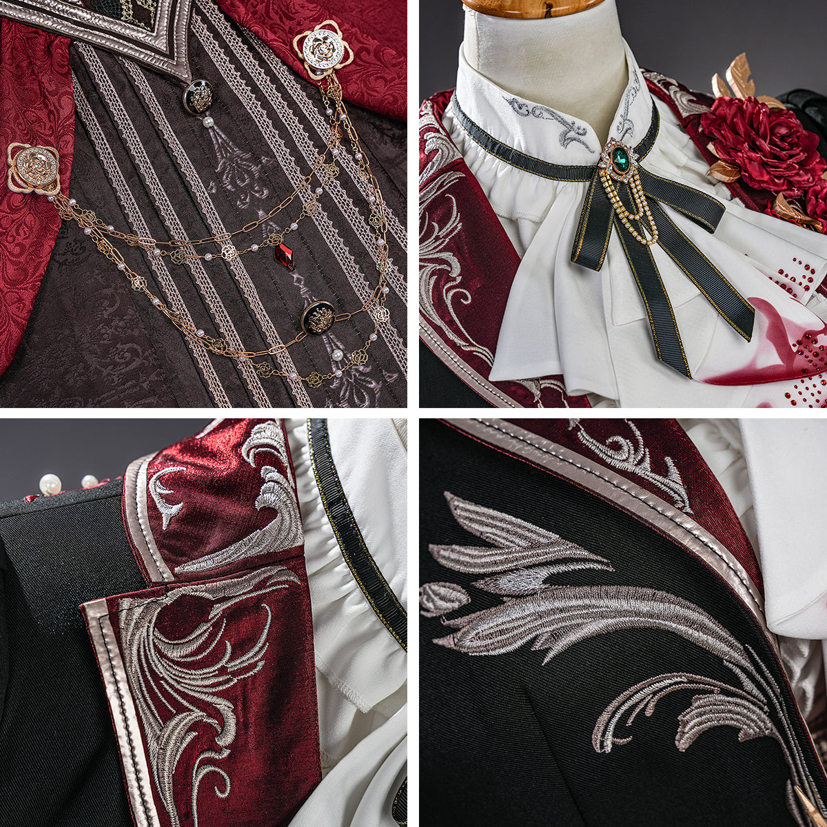 Ace Procureur Gyakuten Saiban Miles Edgeworth Cosplay Costume