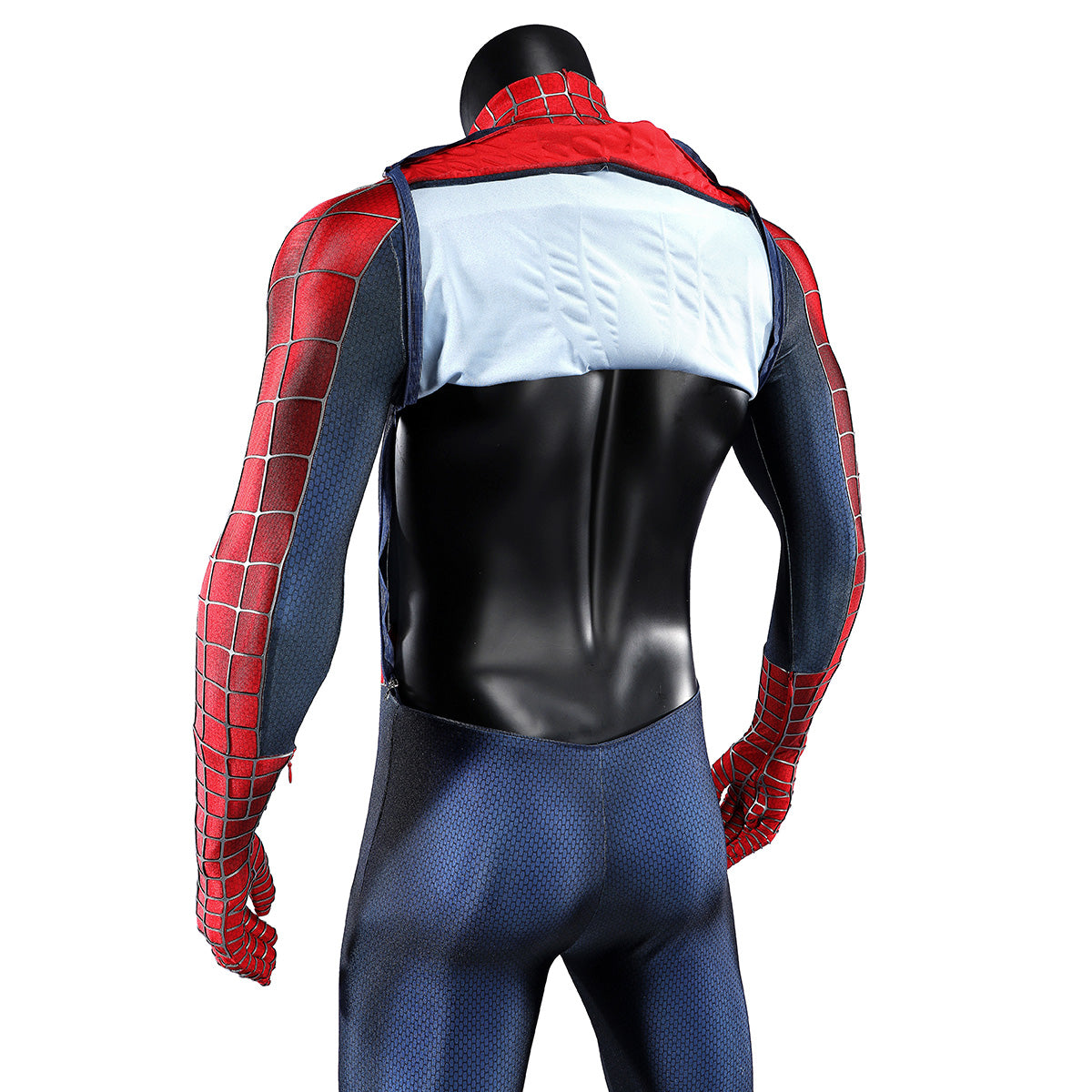 Marvel 2002 Movie Spider-Man Peter Parker Tobey Maguire Premium Edtion Cosplay Costume