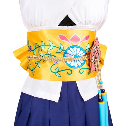 Final Fantasy X FF10 Yuna Cosplay Costume - Deluxe Version