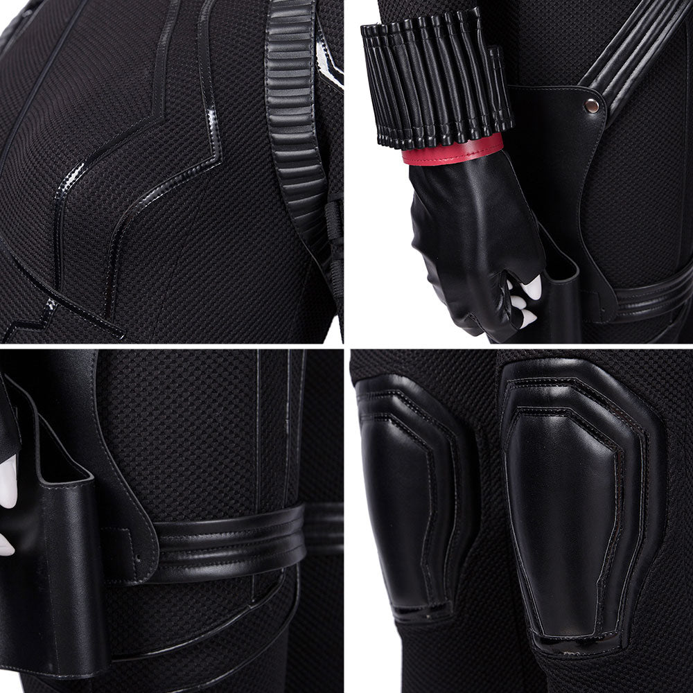Marvel Avengers 4: Endgame Avengers Black Widow Natasha Romanoff Halloween Cosplay Costume-No Boots