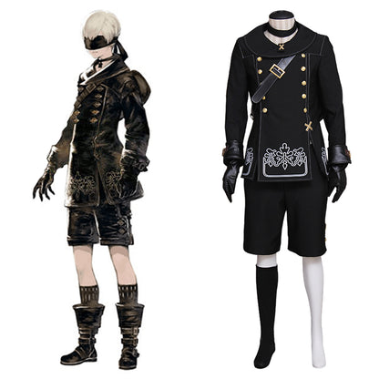 NieR: Automata 2B YoRHa Nr. 2 Typ B Halloween-Cosplay-Kostüm
