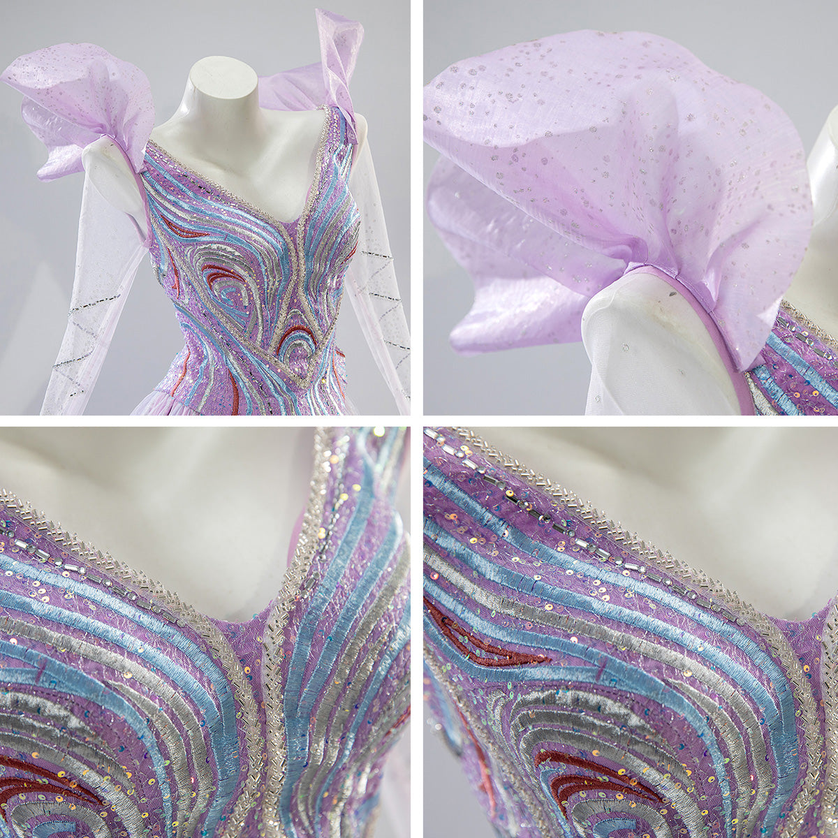 Wicked: For Good Glinda Premium Edition Cosplay Costume