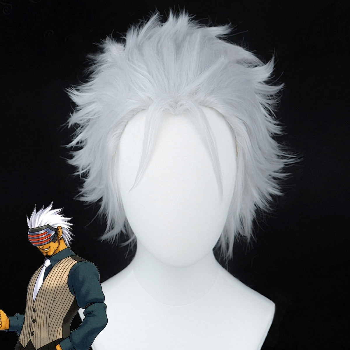 Chainsaw Man Denji Goldene Cosplay Perücke