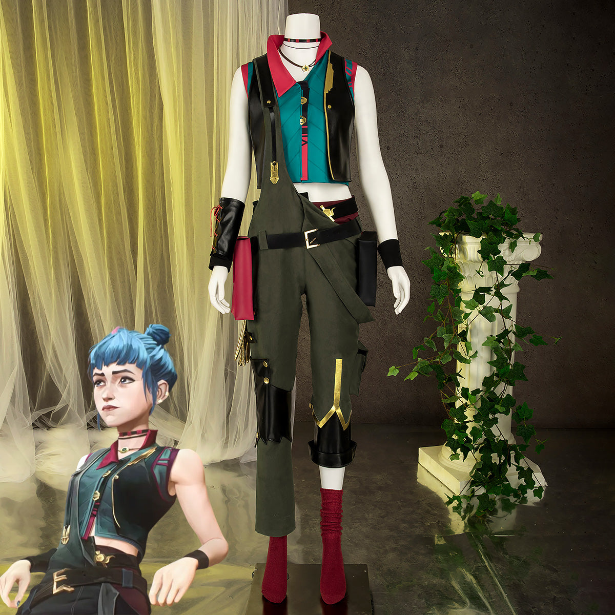 Arcane Season 2 League of Legends LOL Universe Jinx Powder Cosplay Cos ...