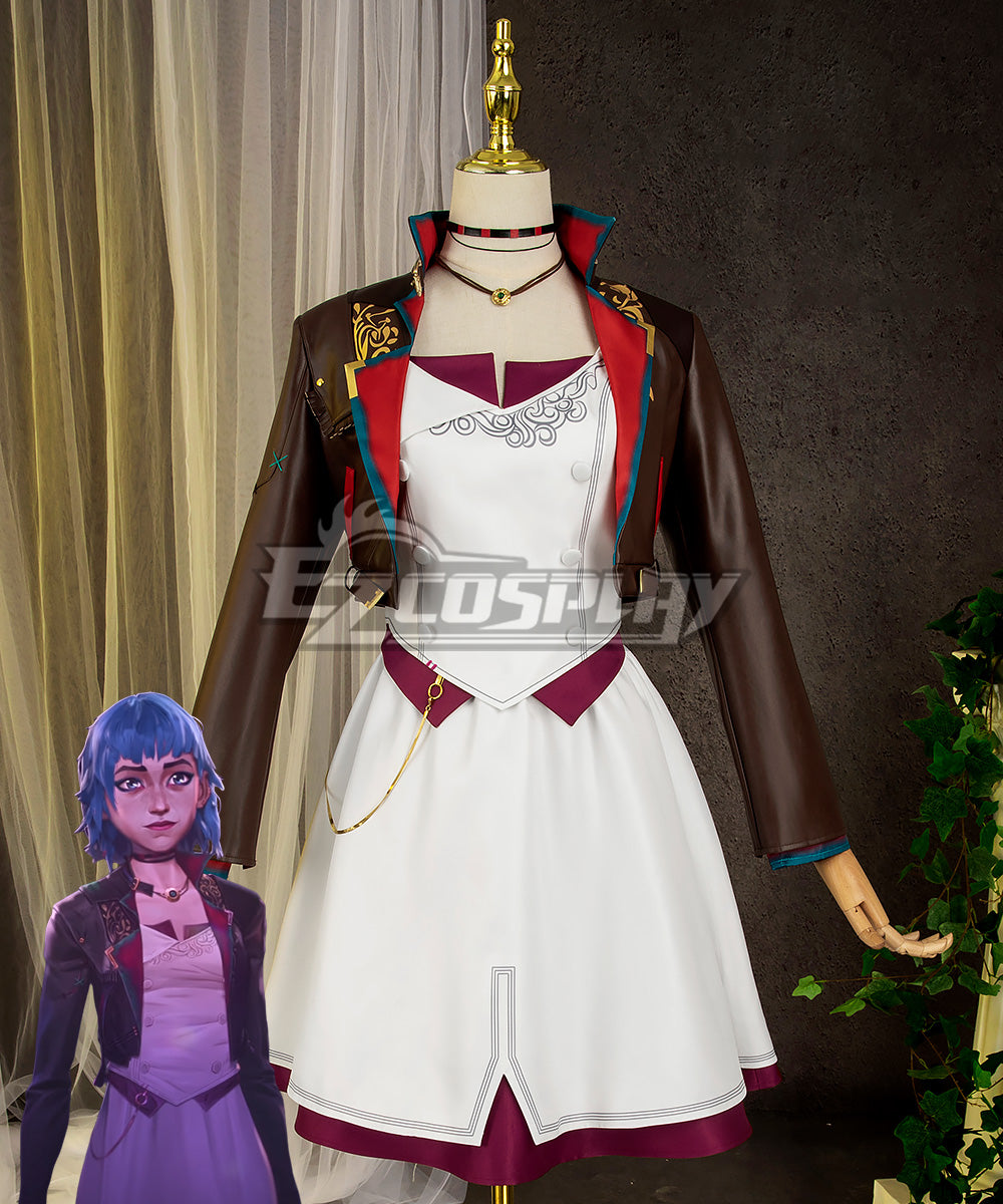 Arcane Season 2 League of Legends LOL Universe Jinx Powder Dress Cospl ...