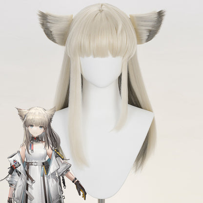 Arknights: Endfield Perlica Silver Cosplay Wig