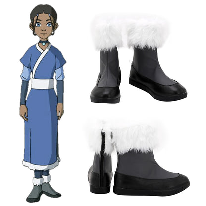 Avatar: The Last Airbender Katara New Edition Gray Cosplay Shoes