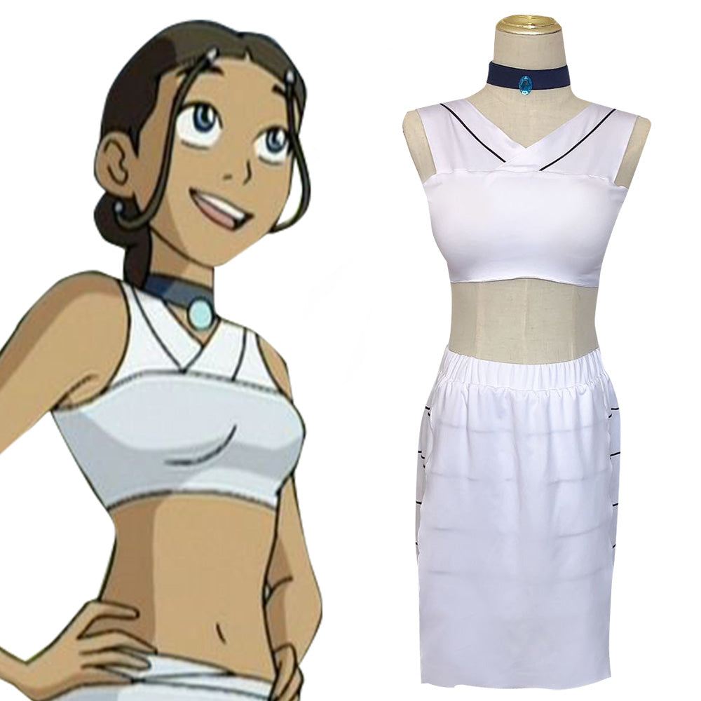 Avatar: The Last Airbender Katara Swimsuit Cosplay Costume