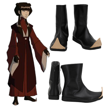 Avatar The Last Airbender Mai Black Cosplay Shoes