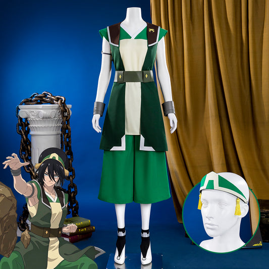 Avatar The Legend of Aang: The Last Airbender Toph Cosplay Costume
