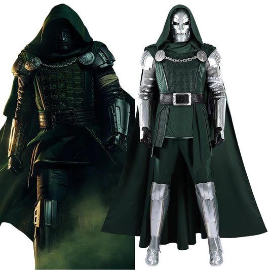Avengers 5 A5 Avengers: Doomsday Movie Doctor Doom Victor von Doom Cosplay Costume-No Mask