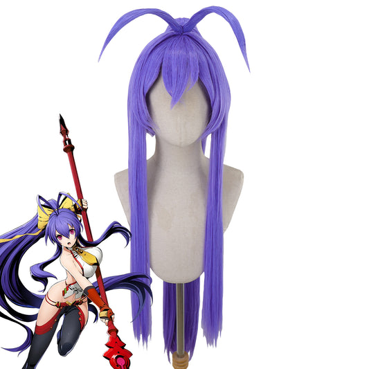 Blazblue: Central Fiction Mai Natsume Purple Cosplay Wig