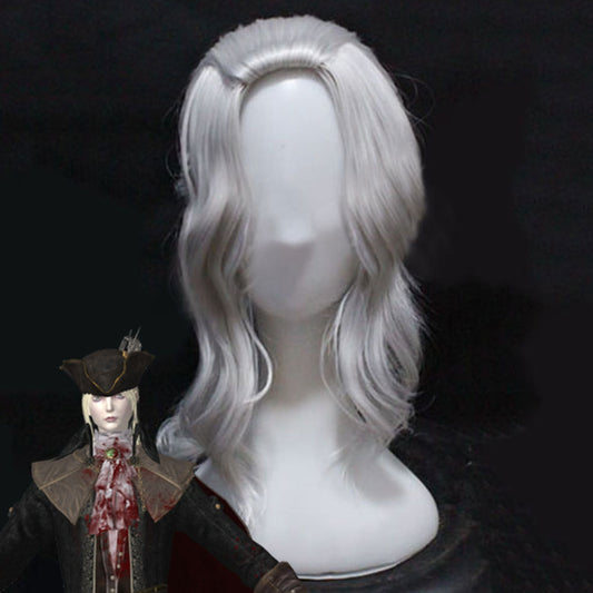 Bloodborne Lady Maria Of The Astral Clocktower Silver Cosplay Wig