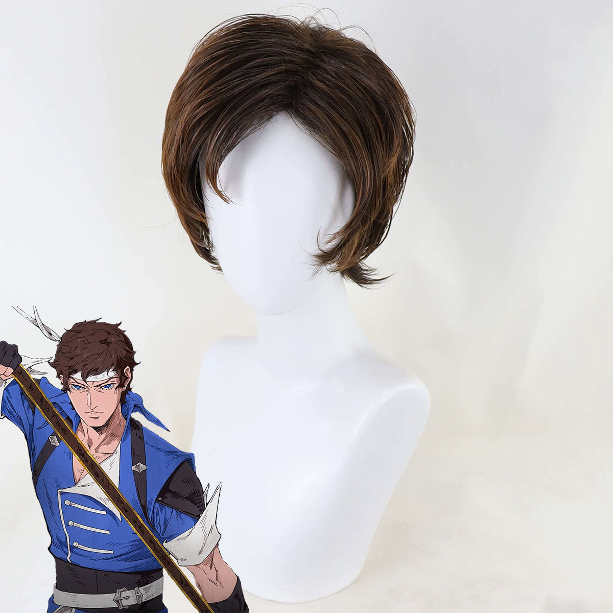 Motosega Uomo Denji Parrucca Cosplay Dorata