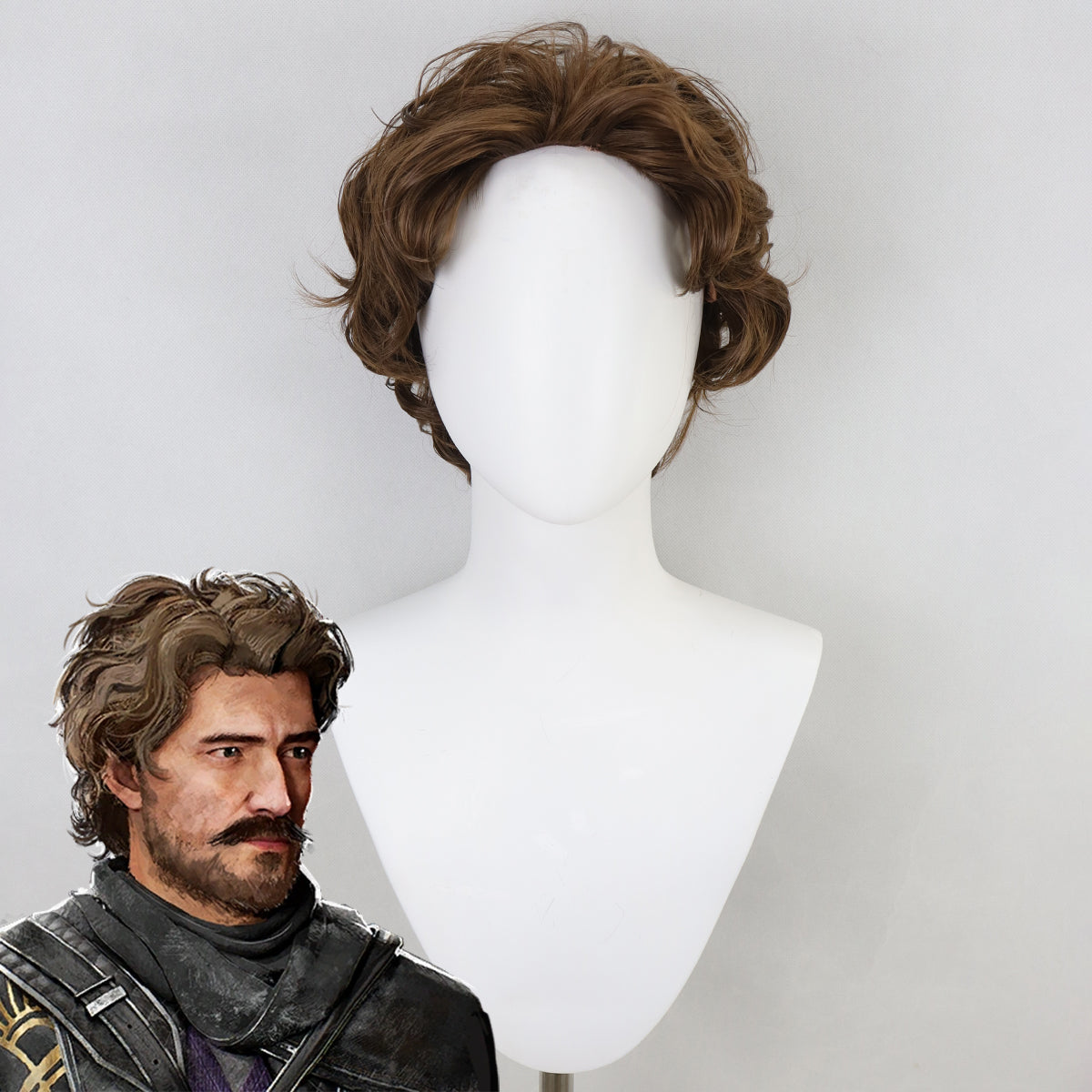 Clair Obscur: Expedition 33 Gustave Brown Cosplay Wig