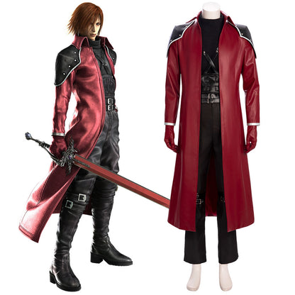 Crisis Core: Final Fantasy VII Reunion Genesis Rhapsodos Cosplay Costume