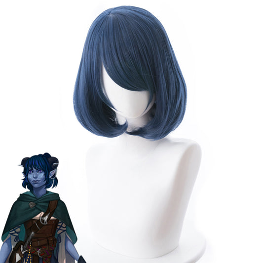 Critical Role Jester Lavorre Blue Cosplay Wig