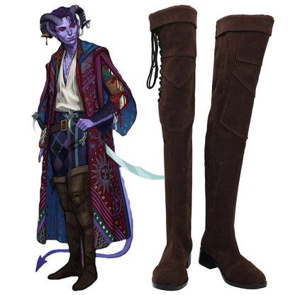 Akatsuki Deidara de Naruto Halloween zapatos blancos botas de Cosplay
