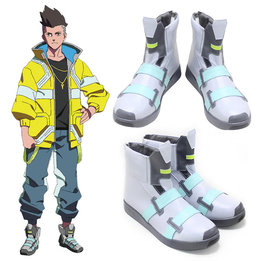 Cyberpunk Edge Runners Edgerunner David Grey Cosplay Shoes