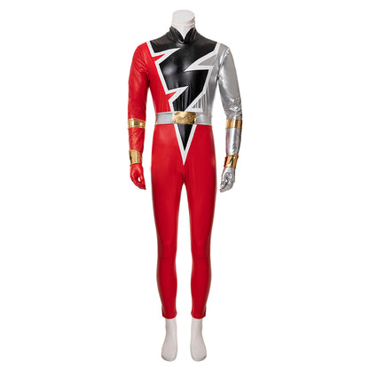 Power Rangers Dino Fury Red Ranger Cosplay Costume