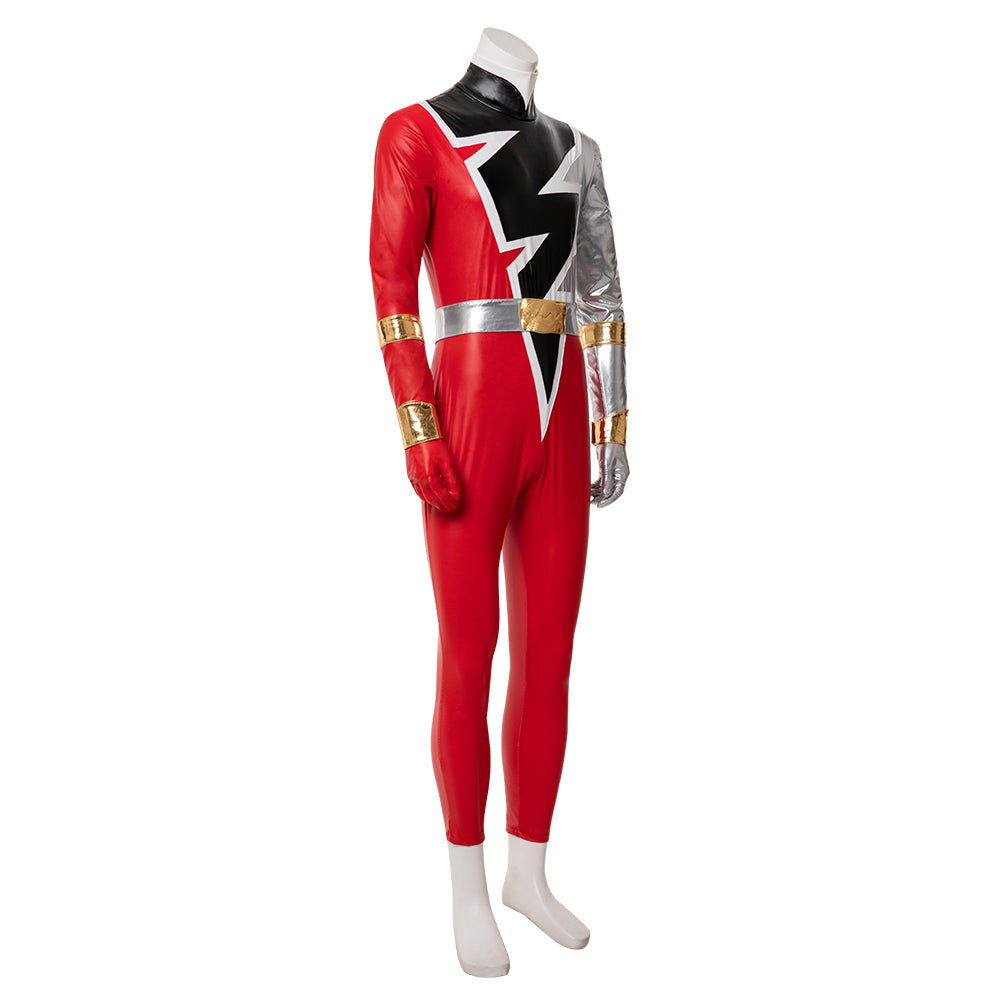 Power Rangers Dino Fury Red Ranger Cosplay Costume