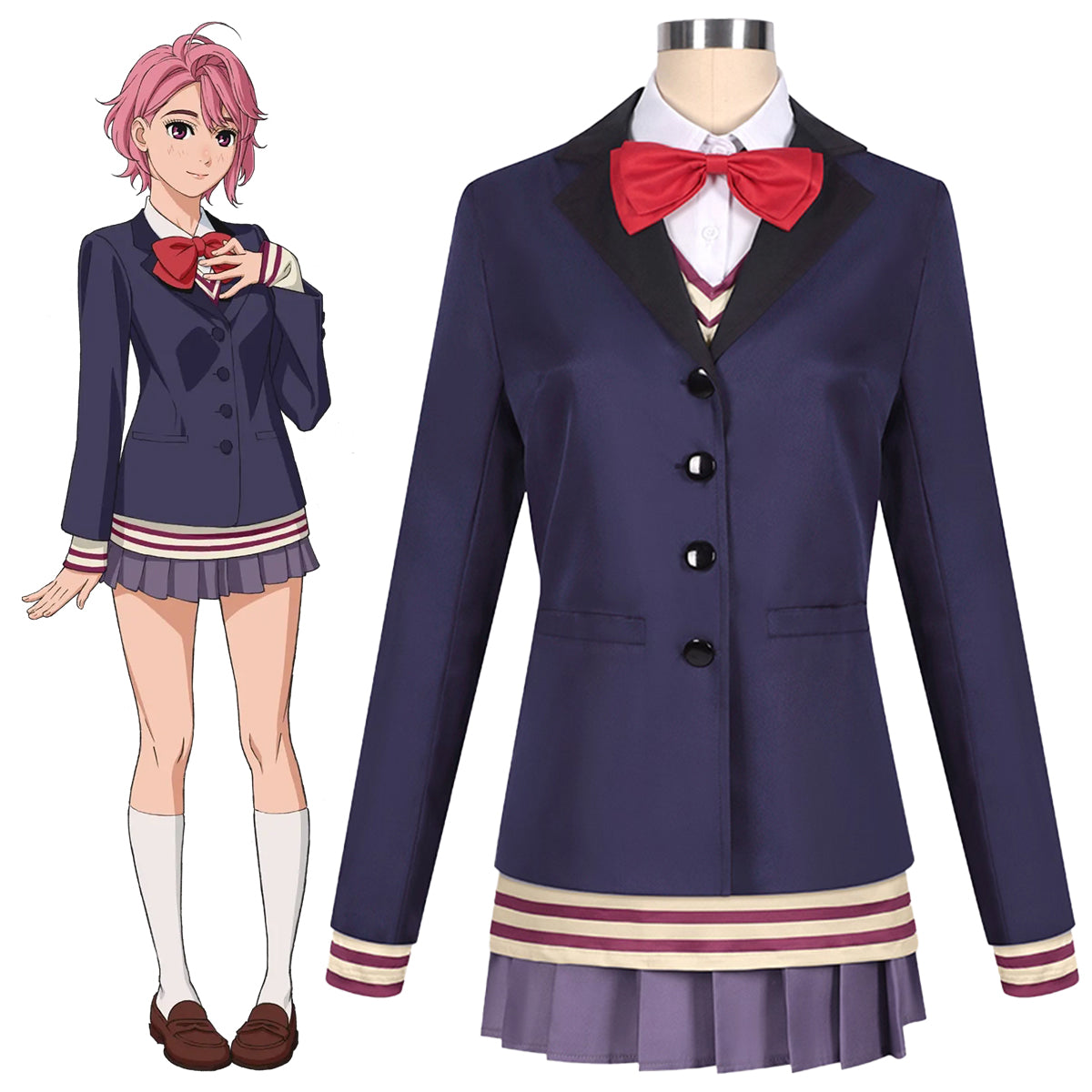 Dandadan Aira Shiratori Uniform Cosplay Costume