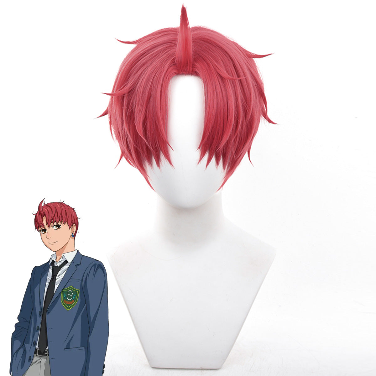 Dandadan Jin Enjoji Pink Cosplay Wig