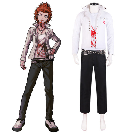 Danganronpa Dangan Ronpa : Trigger Happy Havoc Leon Kuwata Cosplay Costume
