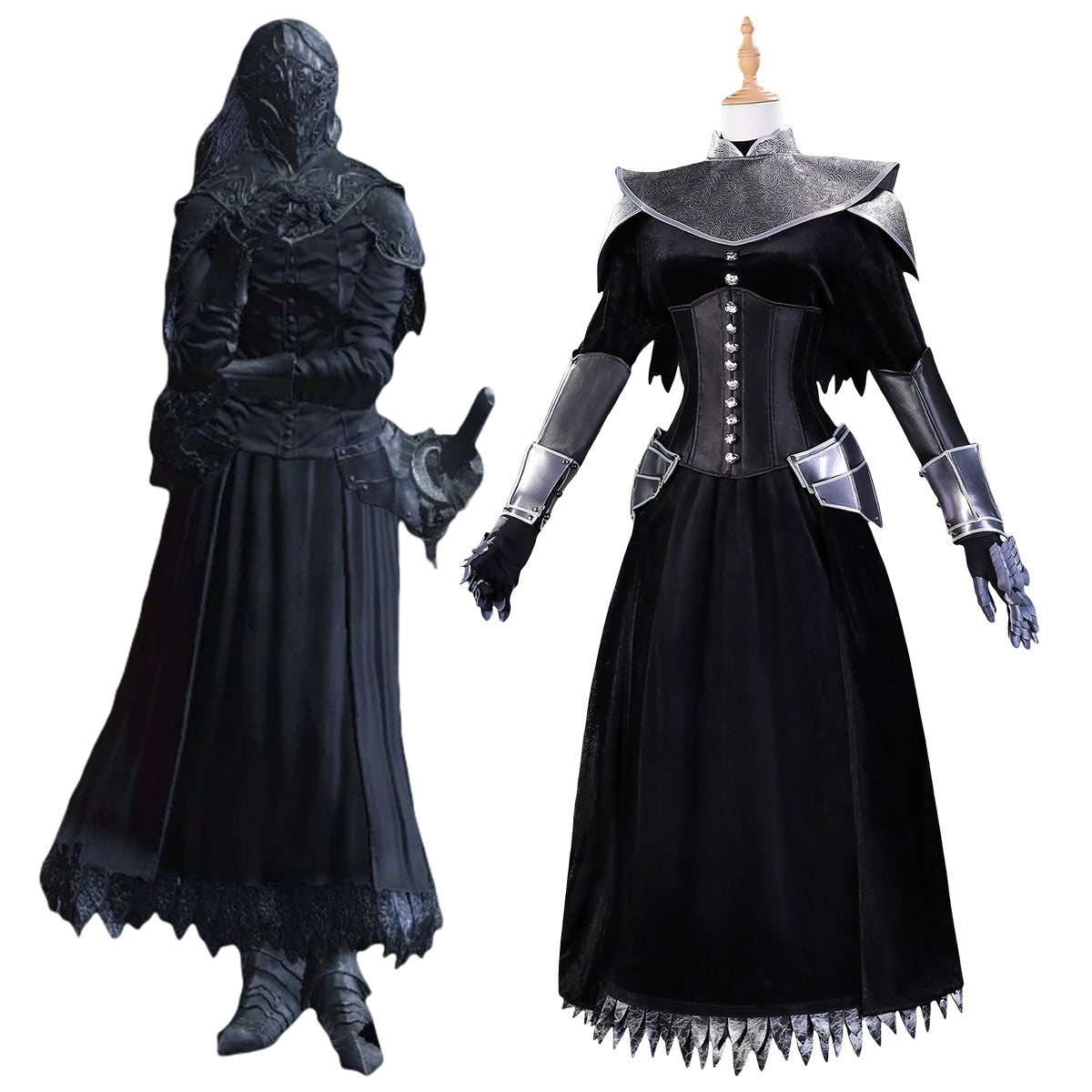 Dark Souls III 3 Halloween Yuria of Londor Cosplay Costume