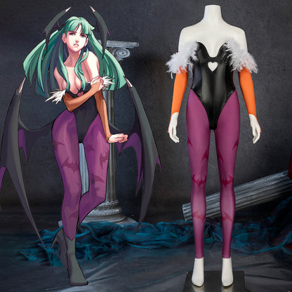Darkstalkers Morrigan Aensland Cosplay Costume