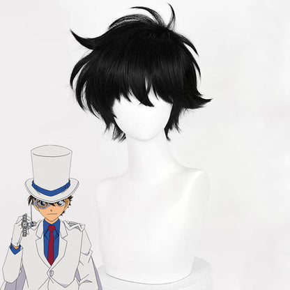 Detective Conan Kid the Phantom Thief Black Cosplay Wig