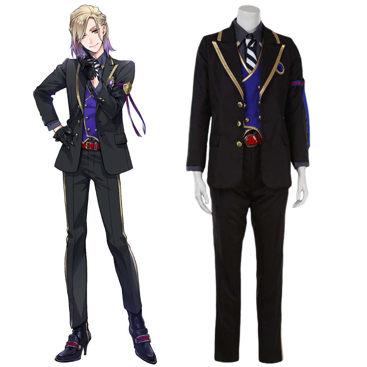Disney Twisted-Wonderland Vil Schoenheit Cosplay Costume