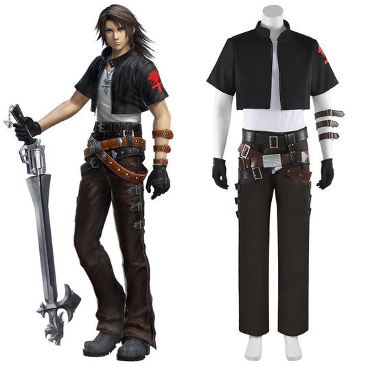 Dissidia Final Fantasy NT Squall Leonhart Kingdom Hearts Cosplay Costume