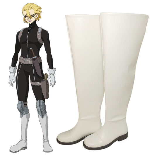 Akatsuki Deidara aus Naruto Halloween Weiße Schuhe Cosplay Stiefel