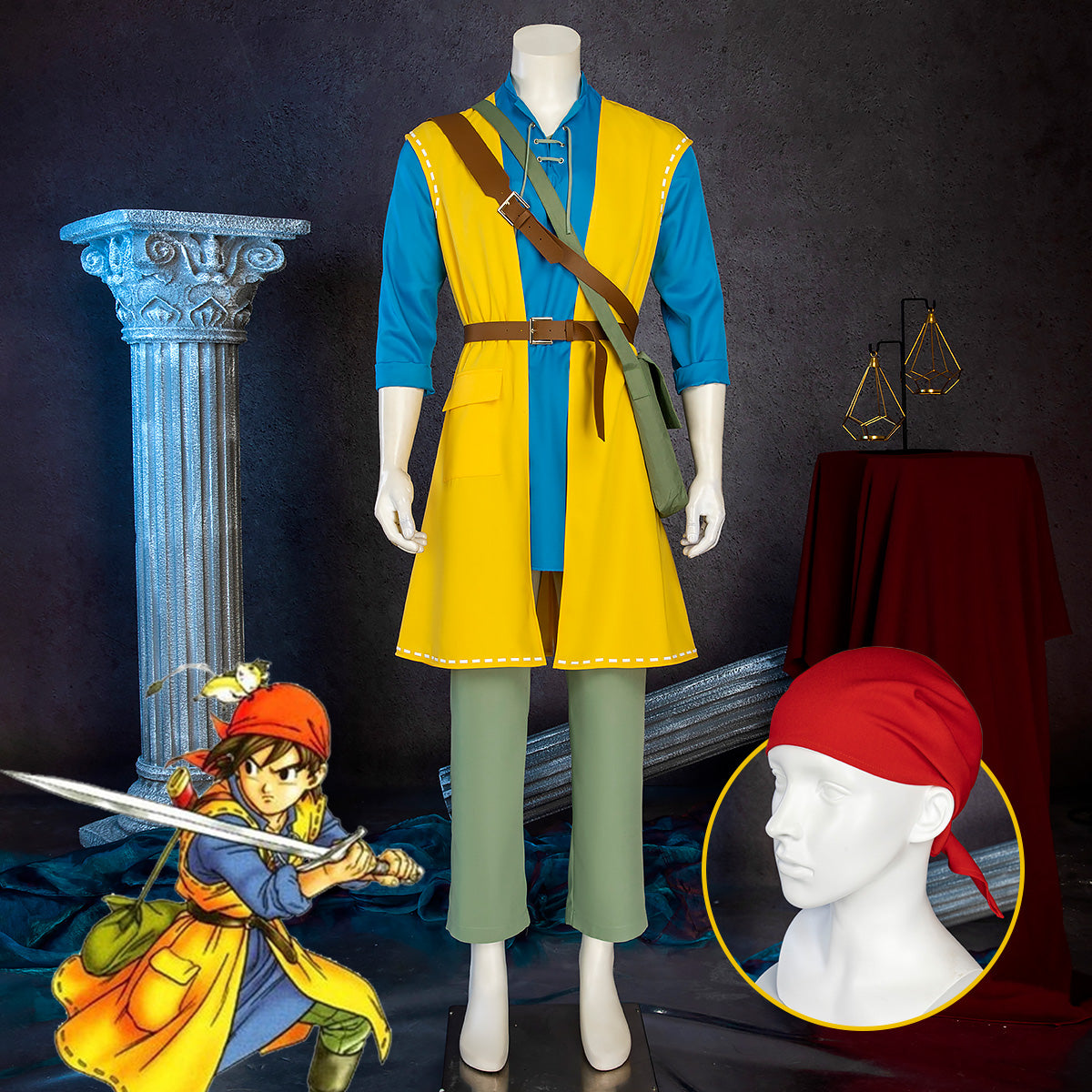 Dragon Quest VIII Hero Cosplay Costume