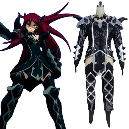 Fairy Tail Erza Scarlet Purgatory Armor Cosplay Costume