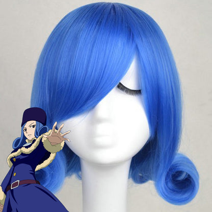 Fairy Tail Juvia Loxar Blue Cosplay Wig