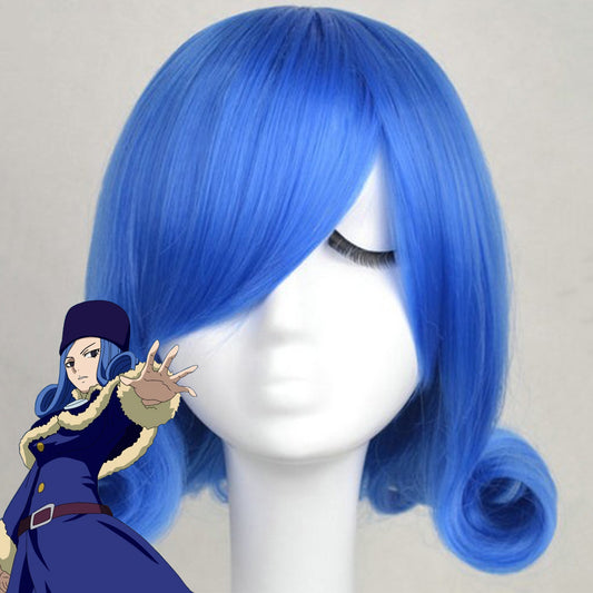 Fairy Tail Juvia Loxar Blue Cosplay Wig