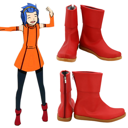Akatsuki Deidara aus Naruto Halloween Weiße Schuhe Cosplay Stiefel