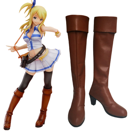 Akatsuki Deidara de Naruto Halloween zapatos blancos botas de Cosplay