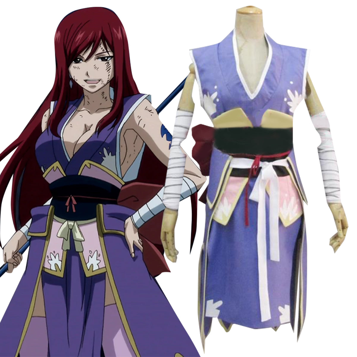 Hinata Hyuga aus Naruto Halloween Cosplay Kostüm – D Edition