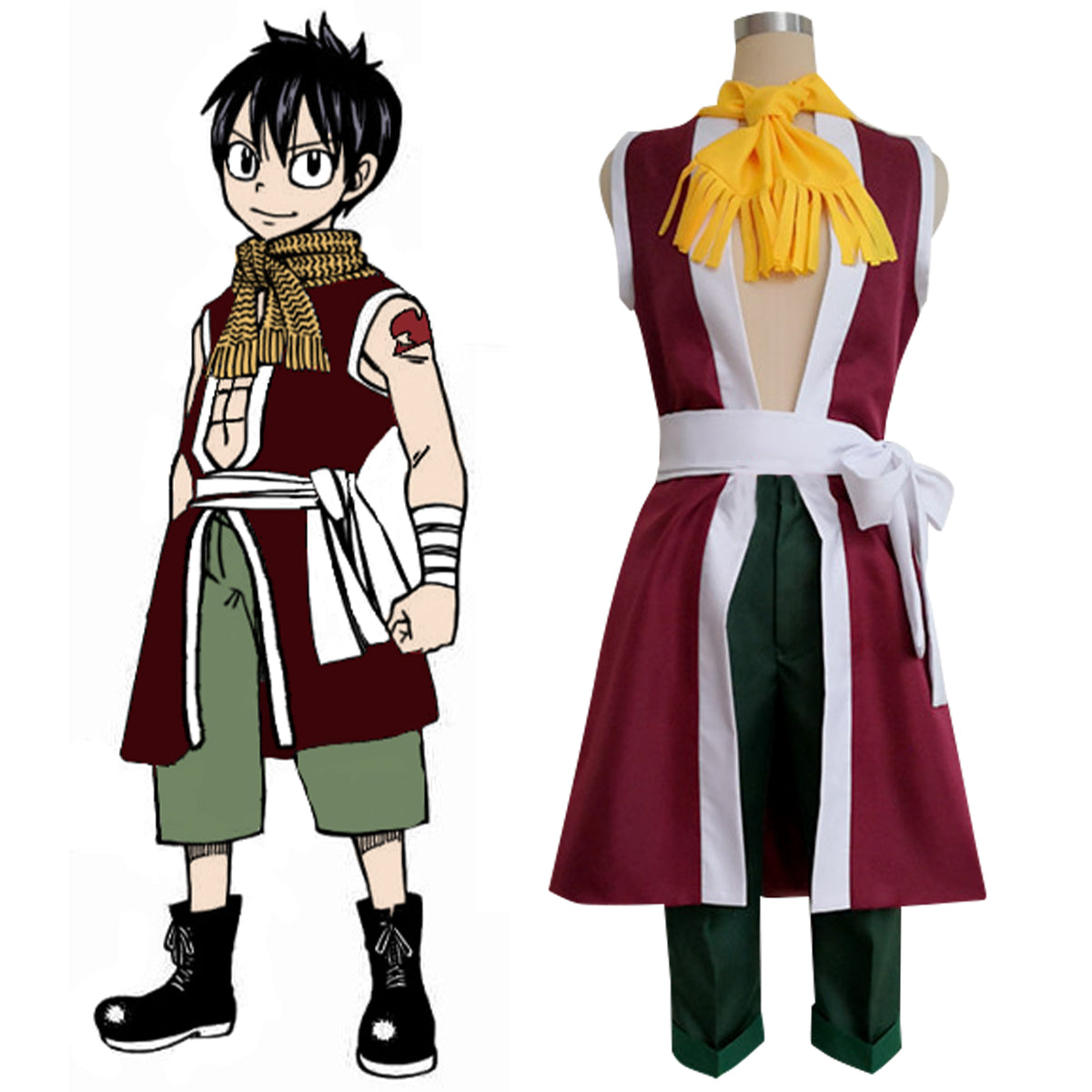 Fairy Tail Romeo Conbolt Cosplay Costume