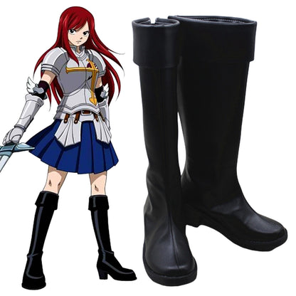 Akatsuki Deidara de Naruto Halloween zapatos blancos botas de Cosplay
