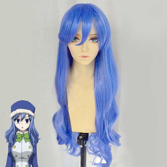 Fairy Tail Season 3 Juvia Lockser Blue Cosplay Wig