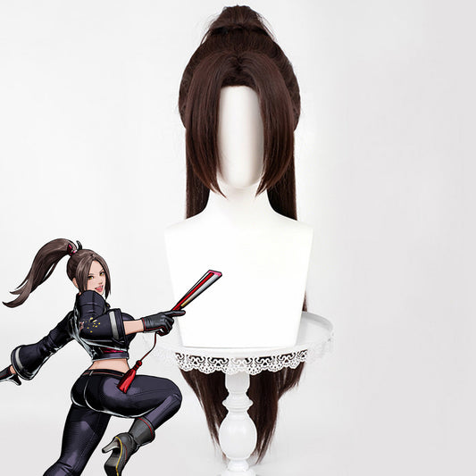 Fatal Fury: City of the Wolves Mai Shiranui Brown Cosplay Wig